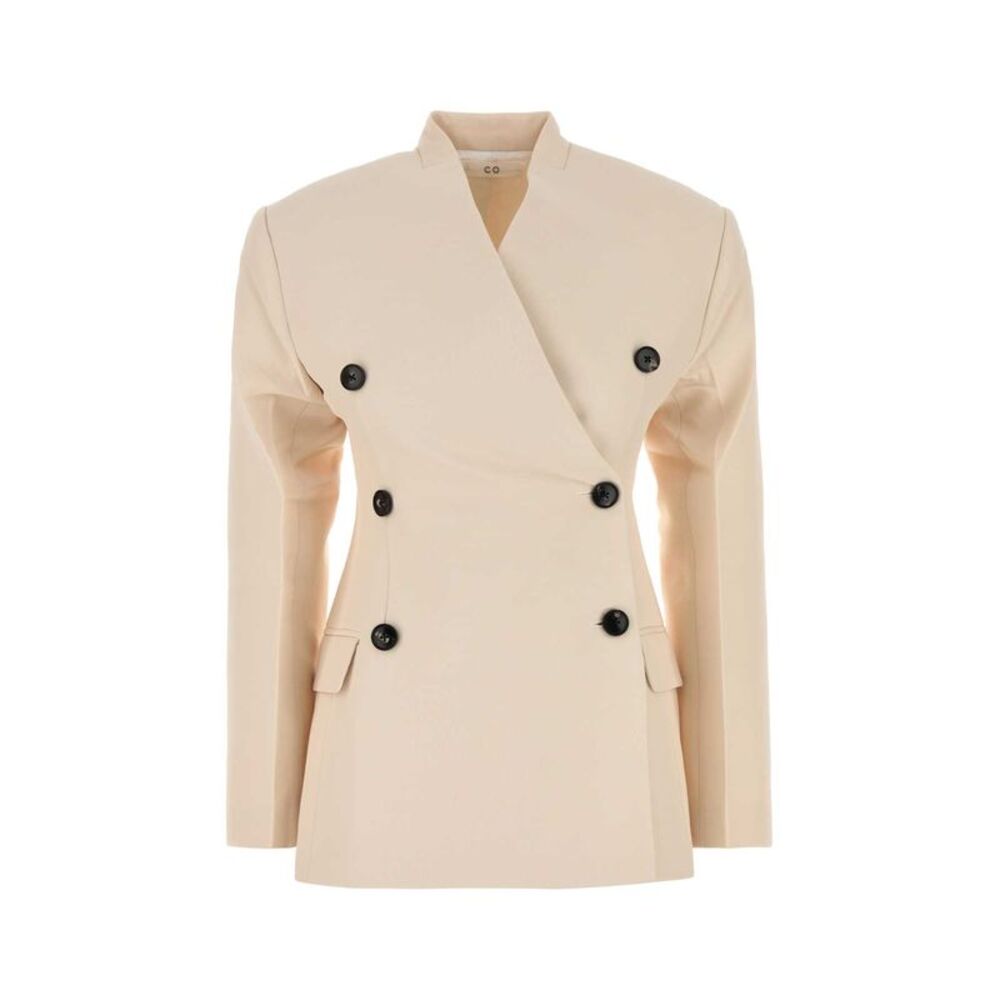 Co Women Light Pink Viscose Blend Blazer